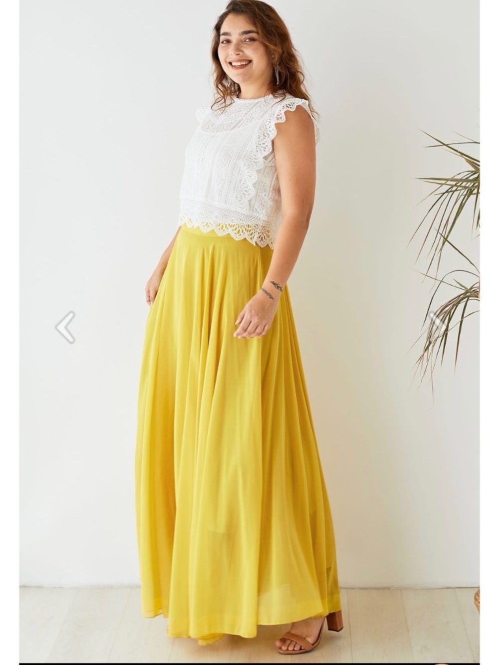 Chicwish Timeless Chiffon Maxi Skirt NWOT, M - Picture 2 of 11